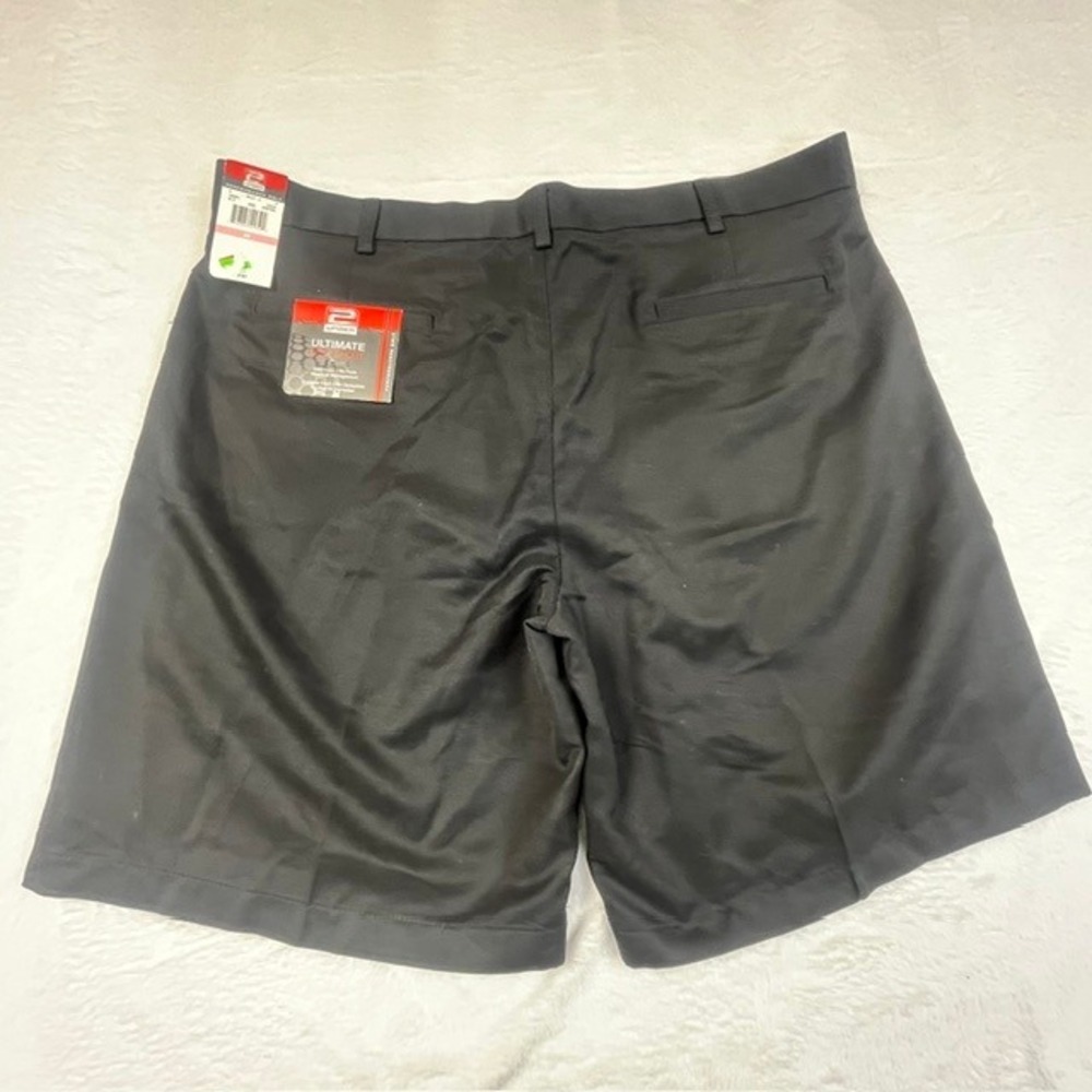 2UNDR Mens Ultimate Golf Shorts 40 Caviar Black Performance Moisture Wicking NWT - Picture 2 of 9